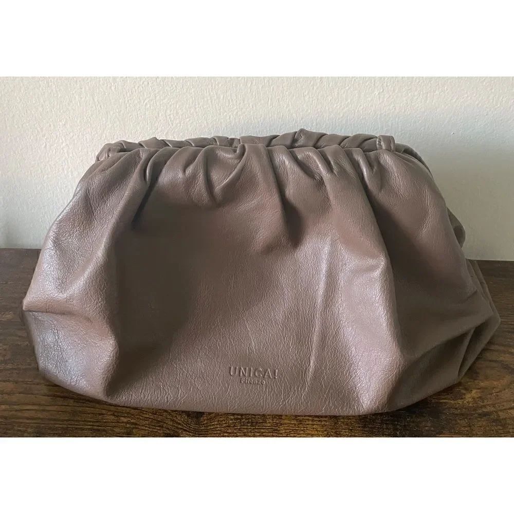 Unica Firenze leather clutch / purse Made In Italy